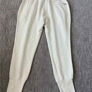 Cream Jogger Pants